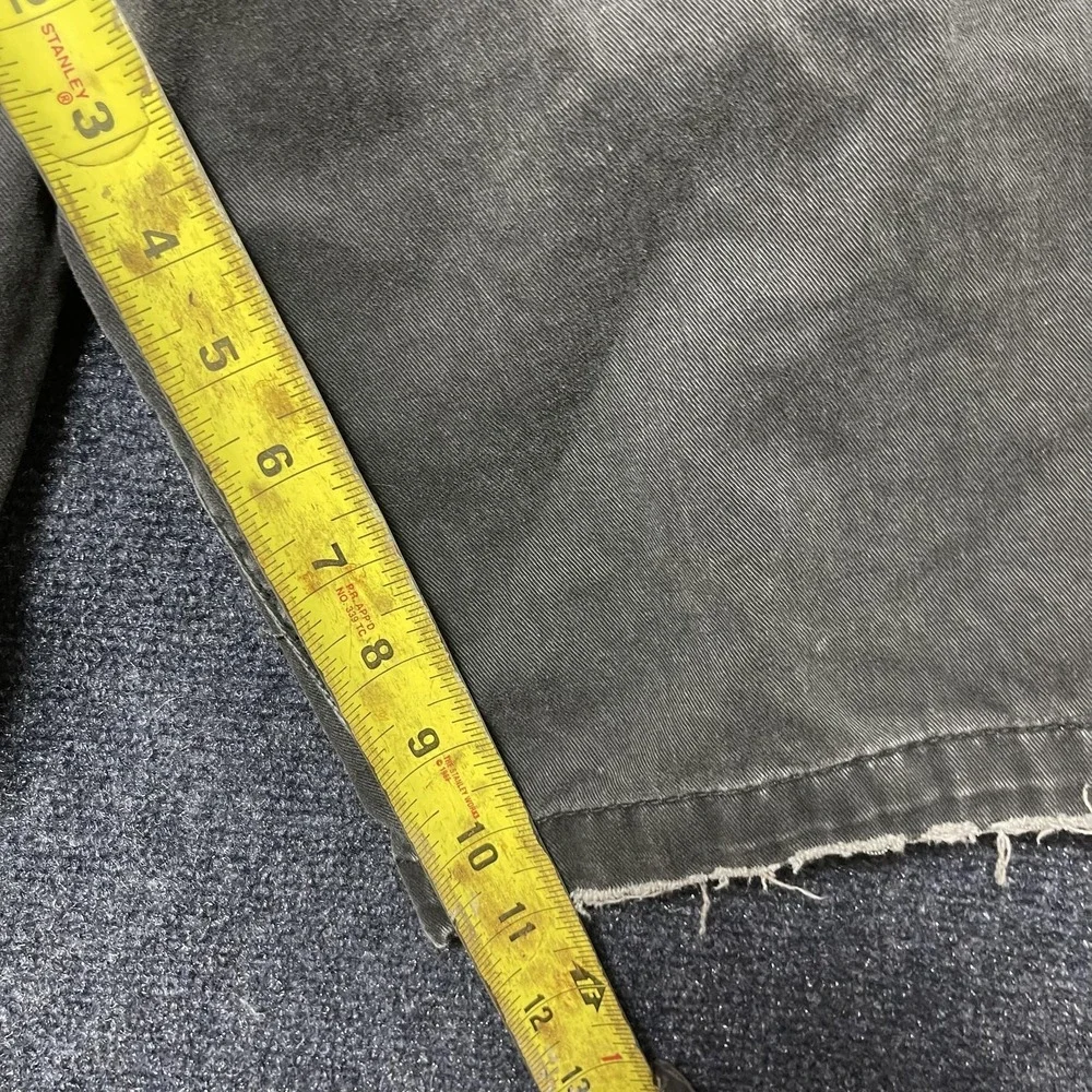Hollister Chino Shorts Mens‎ 30 Gray Cutoff Raw Hem Distressed Casual Summer